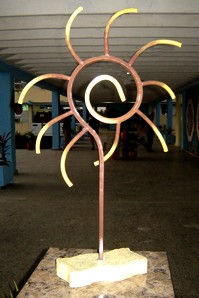 "Girasol" Metal Figurative