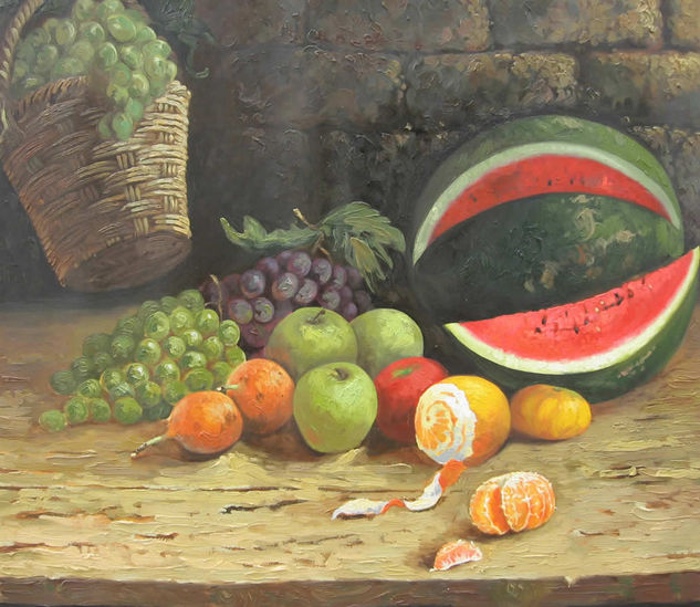 Bodegon1 Oil Canvas Still Life Paintings