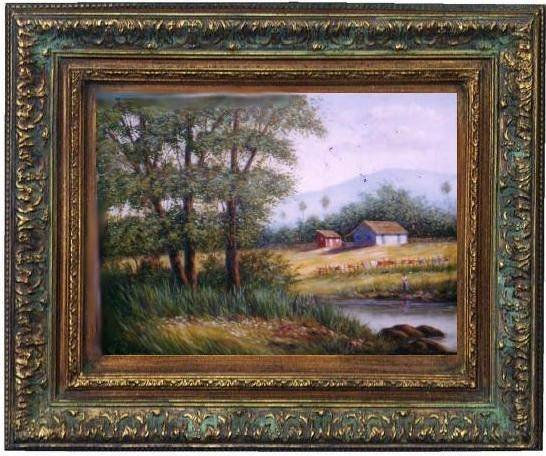 campo con riachuelo