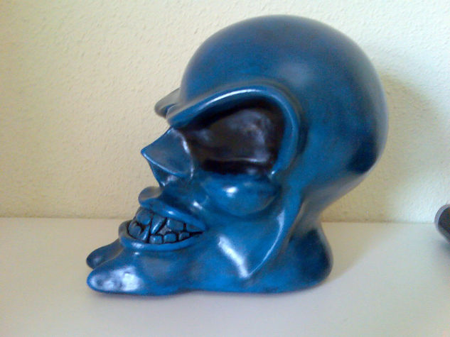 Calavera Azul perfil 