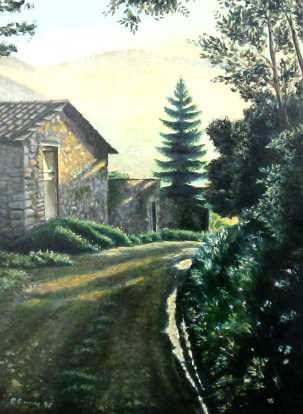 Melancolía en el Valle de Vallcarquera Oil Canvas