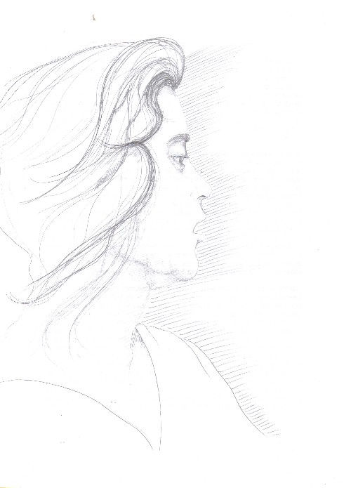 Mujer de perfil orgásmico