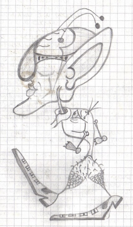 Hombre insecto con...