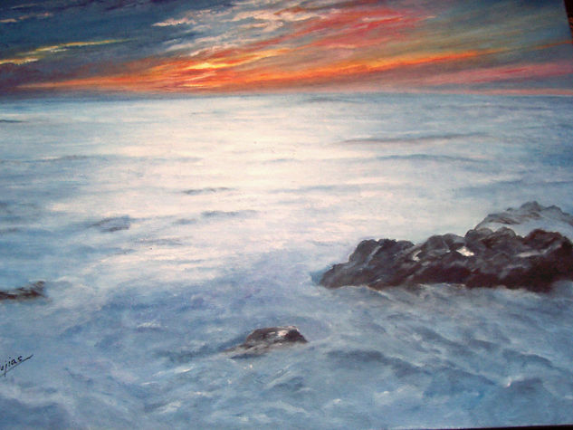 Cielo y mar Oil Canvas Marine Painting