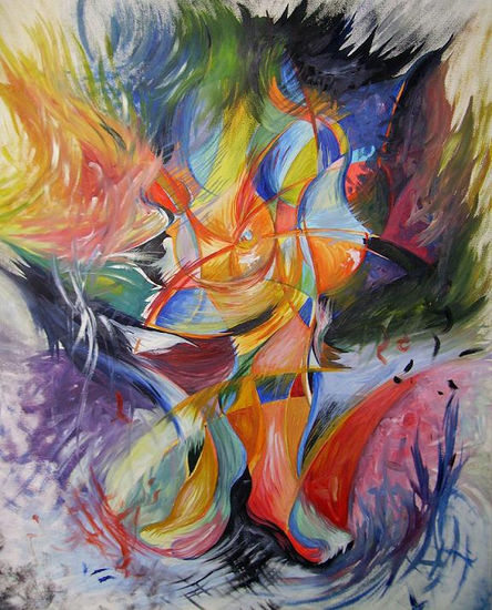 tres partes Oil Canvas Nude Paintings
