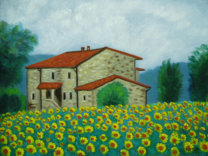Casona con campo de...