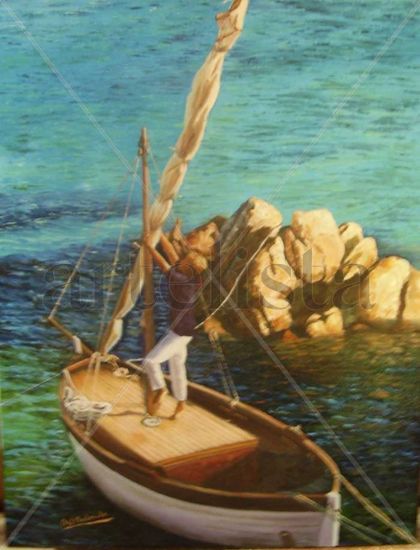 AMARRE Oil Canvas Marine Painting