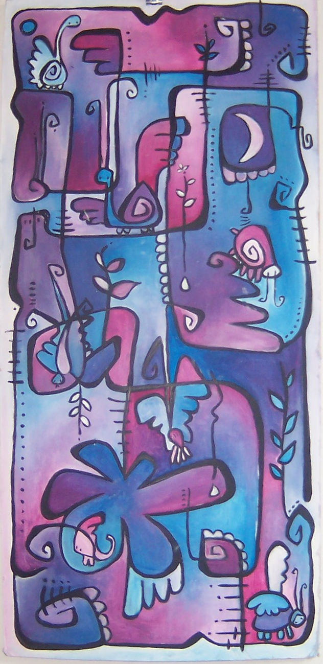 noche violeta