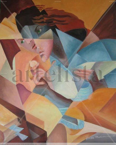 TIEMPO I - MOMENTOS Oil Canvas Figure Painting