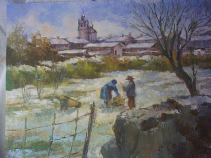 El pueblo nevado