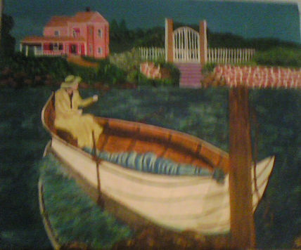 Pescando en la casa...