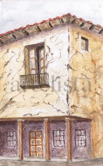 Casa en ruinas Watercolour Paper Landscaping