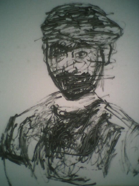 autorretrato con boina 1
