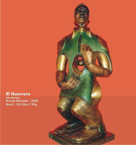 El Guerrero - 2008 Bronze Figurative