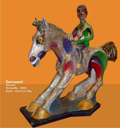 Carroussel - 2005 Terracotta Figurative