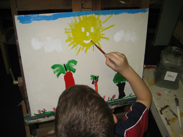 yo pintando