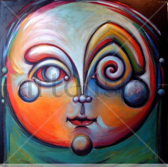 Cabeza Gigante Oil Canvas Figure Painting