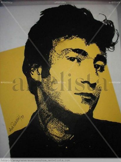 Yellow Lennon 2 Serigrafía