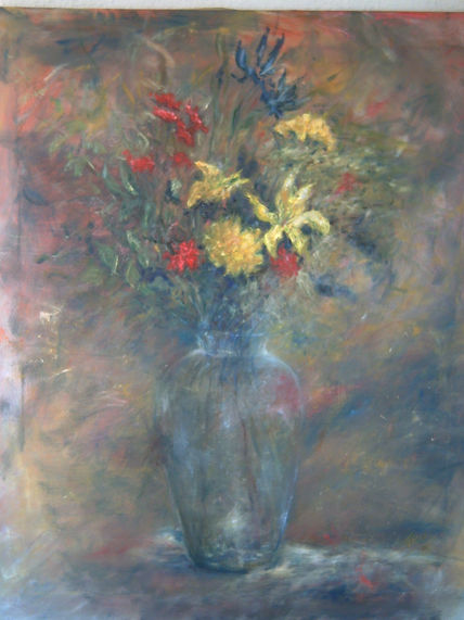 Jarrón con flores
