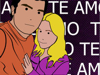 Pop art parejas