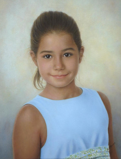 retrato de susana Oil Canvas Portrait