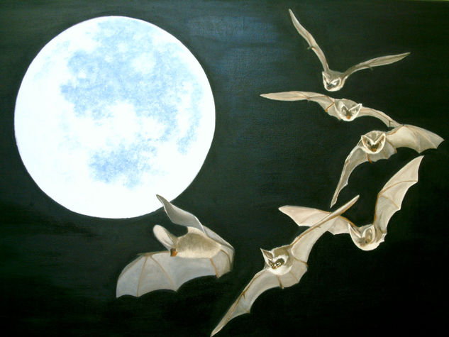 Senyors de la nit Oil Canvas Animals