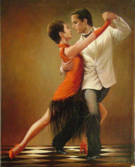 tango compadrito Oil Canvas Others