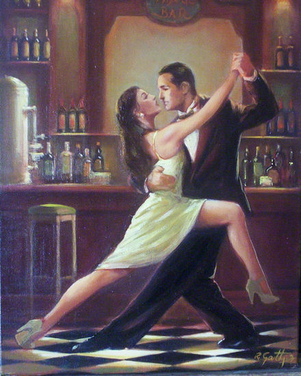 tango bar 2 Óleo Lienzo Otros