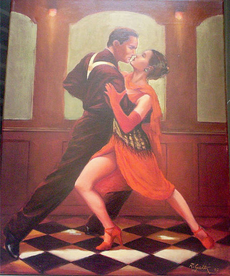 amor y baile Oil Canvas Others