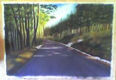 CAMINO A GREDOS Pastel Card Landscaping