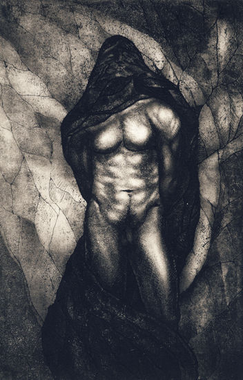 desnudo masculino Etching Process