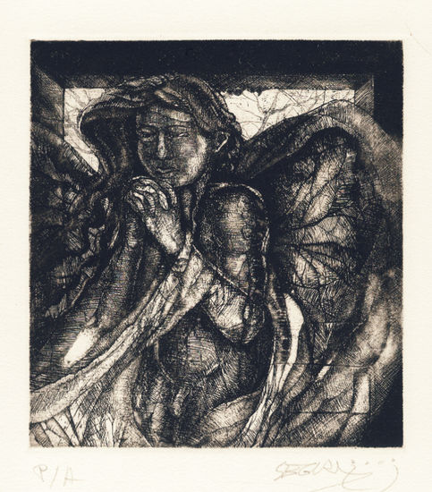 EL ANGEL ARREPENTIDO Etching Process