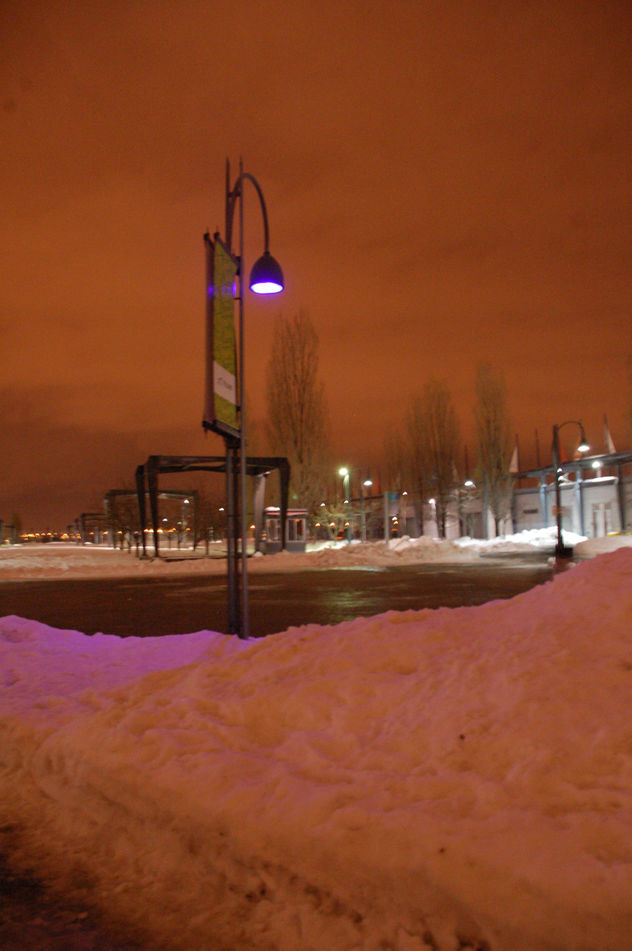 Montreal de Noche en Invierno