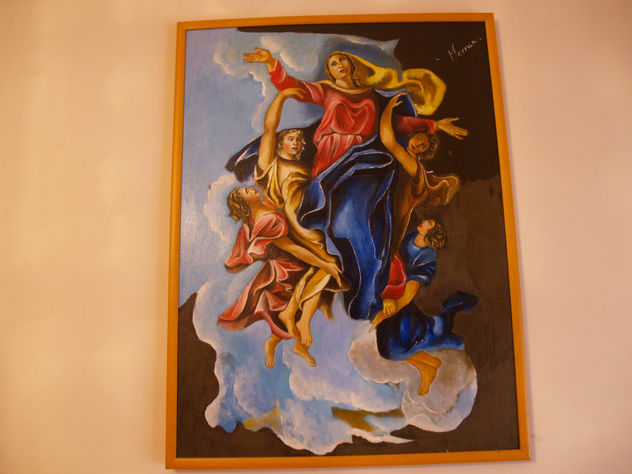 elevacion de la virgen a los cielos