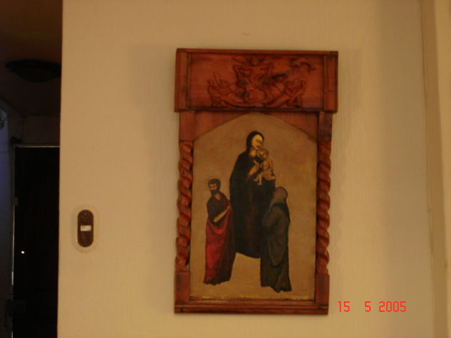 Retablo Virgen Óleo