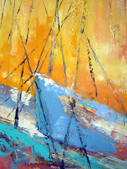 Inclinados Acrylic Canvas Marine Painting