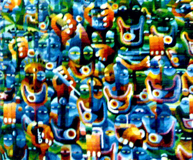 Todos contentos Oil Canvas Others