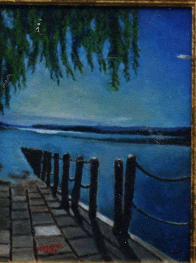 El lago en una noche de verano