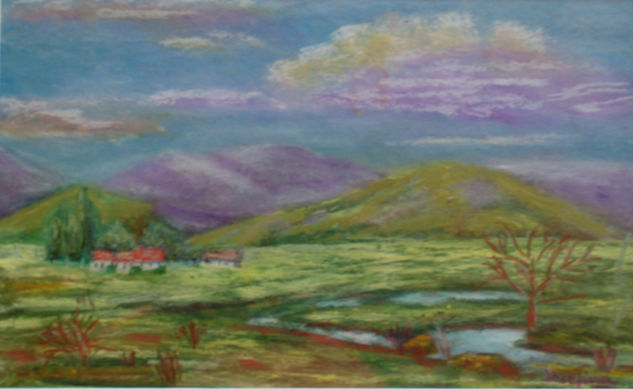 ENTRE CAMPOS  VERDES Pastel Card Landscaping