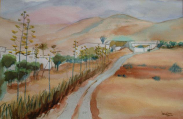 PAISAJE DE ALMERIA Watercolour Paper Landscaping