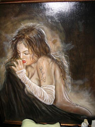 homenaje a luis royo Oil Panel Others