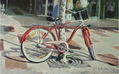 bicicleta roja