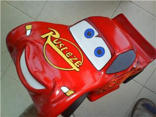 Rayo Mcqueen (tributo a la película Cars 