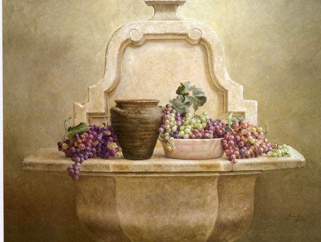 bodegon con moscas Oil Canvas Still Life Paintings