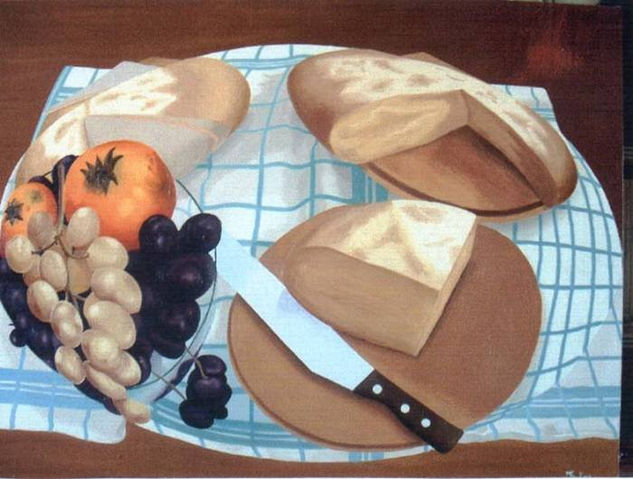 Bodegón esferico Oil Canvas Still Life Paintings