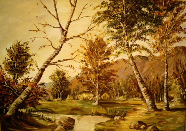 otoño Oil Canvas Landscaping