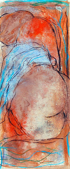 recostada Oil Canvas Figure Painting