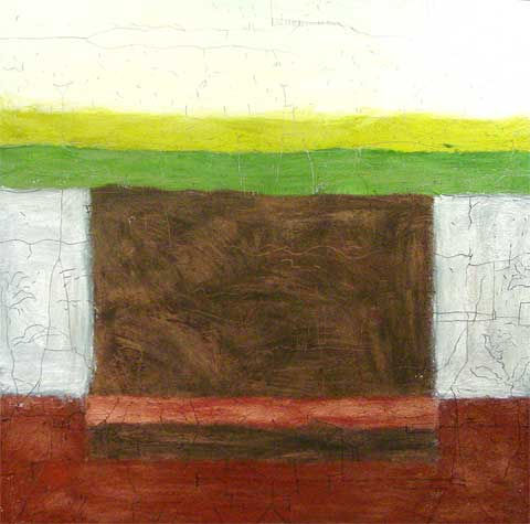 Terra sota diluvi Mixed media Canvas