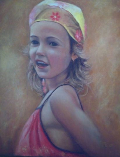 retrato de marta Oil Canvas Portrait