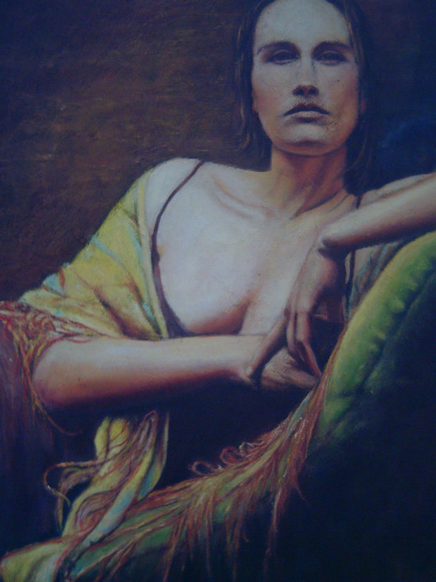 Retrato de Madelaine, cantante.